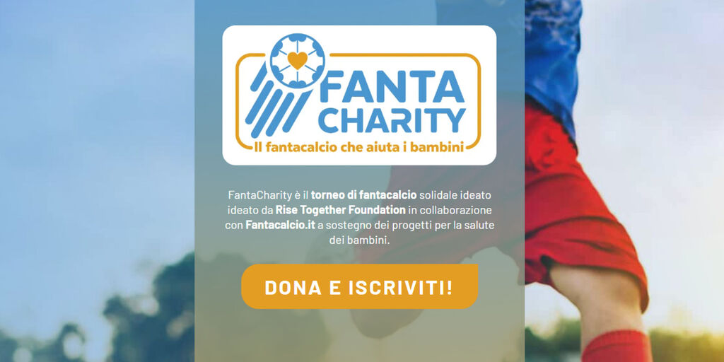 FantaCharity, il Torneo benefico di Rise Together Foundation e Fantacalcio Serie A Enilive Copertina: FantaCharity, il Torneo benefico di Rise Together Foundation e Fantacalcio Serie A Enilive