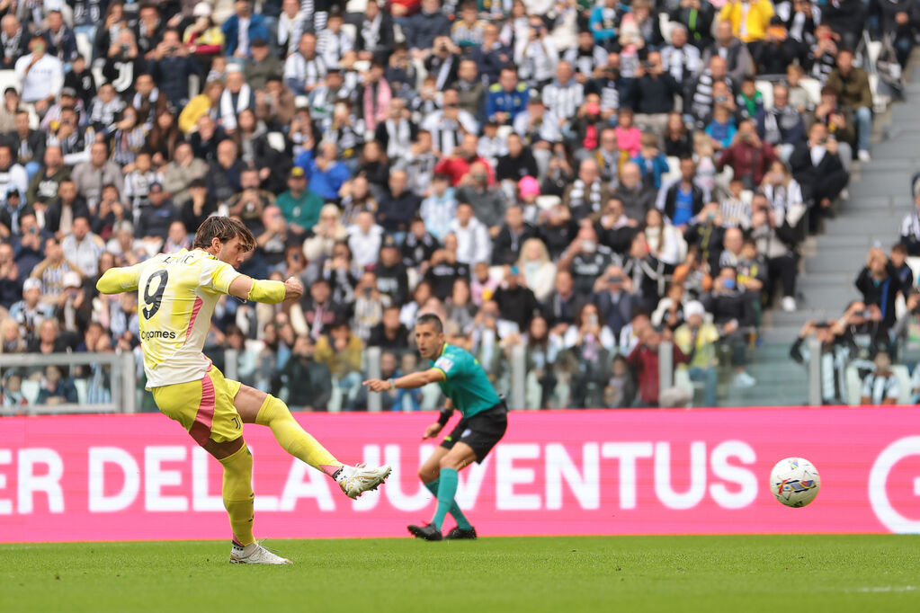 Vlahovic è il rigorista della Juventus (Getty Images)