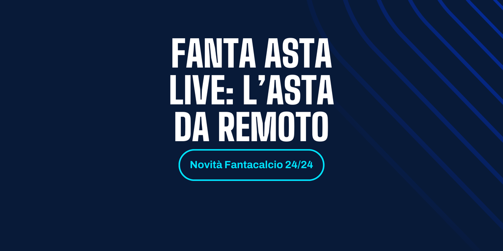 Copertina: Fanta Asta Live: l'asta Fantacalcio® ora anche da remoto!
