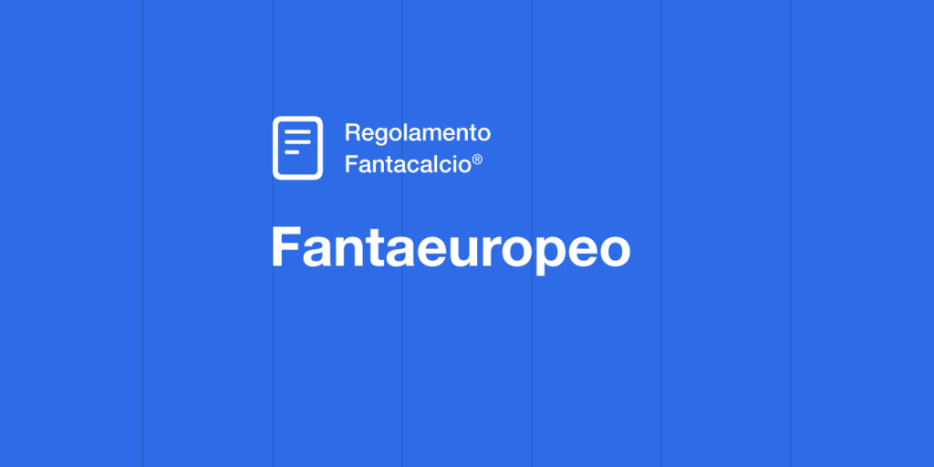 Copertina: Regolamento Fantaeuropeo